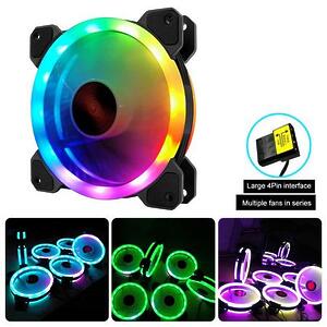 Вентилятор с подстветкой красный\синий\rgb