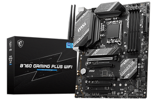 Материнская плата MSI B760 GAMING PLUS WIFI LGA 1700, Intel B760, 4xDDR5-5600 МГц