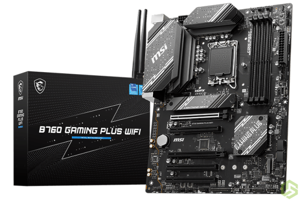 Материнская плата MSI B760 GAMING PLUS WIFI LGA 1700, Intel B760, 4xDDR5-5600 МГц Материнская плата MSI B760 GAMING PLUS WIFI LGA 1700, Intel B760, 4xDDR5-5600 МГц