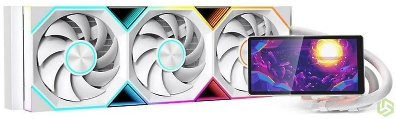 Система водяного охлаждения Jungle Leopard PRO Flow 360 ARGB, с экраном 5.5, белый Система водяного охлаждения Jungle Leopard PRO Flow 360 ARGB, с экраном 5.5, белый