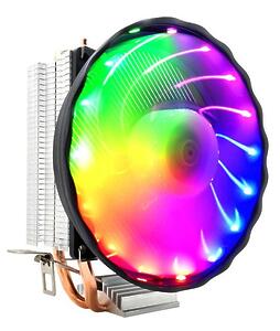 Кулер CPU SEASONIC C200 с 3-контактной двойной медной трубкой RGB подсветкой, 1400 обор