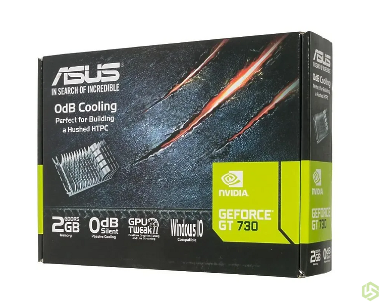 Видеокарта ASUS GeForce GT 730 2 ГБ (GT730-SL-2GD5-BRK) Видеокарта ASUS GeForce GT 730 2 ГБ (GT730-SL-2GD5-BRK)