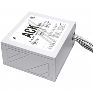 Блок питания 1STPLAYER ACK, 650W, 80+ Standart (HA-650AC1) белый