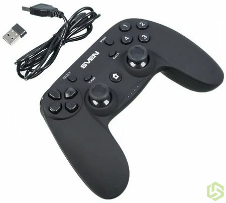 Геймпад Sven GC-3050 для PC, PS3, Android, подключение - радиоканал 2.4 ГГц, виброотдача, акум Геймпад Sven GC-3050 для PC, PS3, Android, подключение - радиоканал 2.4 ГГц, виброотдача, акум