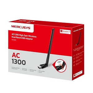Wi-Fi адаптер Mercusys MA30H USB, 4 (802.11n), 5 (802.11ac), 1267 Мбит/с, 5 ГГц, 2.4 ГГц