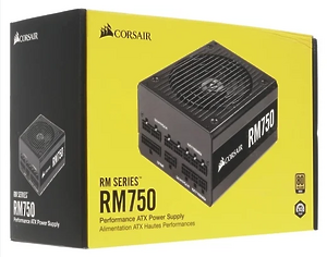 Блок питания 750W Corsair RM750  (CP-9020179-EU) 80 Plus Gold, (750 Вт, 80+ Gold,  ATX12V V2.4 20/2