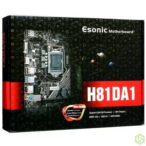 Материнская плата Esonic H81DA v1.2 1150 Материнская плата Esonic H81DA v1.2 1150