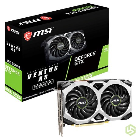 Видеокарта MSI GTX 1660 Super VENTUS XS OC <6Gb,192bit, GDDR6, GPU/Mem: 1815/14000 MHz Видеокарта MSI GTX 1660 Super VENTUS XS OC <6Gb,192bit, GDDR6, GPU/Mem: 1815/14000 MHz