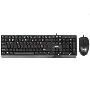 Комплект клавиатура и мышь оптическая SVEN KB-S330C 1000dpi