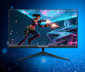 Монитор 24" VecorSonic, 1920x1080, 75Hz черный
