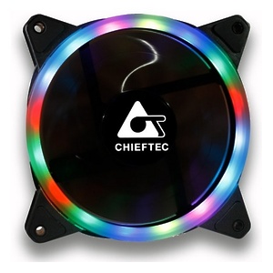 Вентилятор Chieftec AF-12RGB (120мм, 16dB, 1200rpm, 6pin, подсветка) RTL