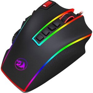 REDRAGON Проводная игровая мышь Legend Chroma RGB,24 кнопки,24000 dpi