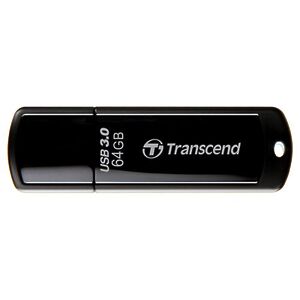 Флеш накопитель 64GB Transcend JetFlash 700, USB 3.0, Черный