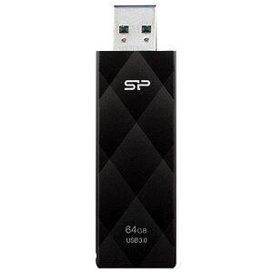 Флеш накопитель 64Gb Silicon Power Blaze B20, USB 3.0, Черный